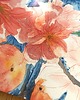obrazy Akwarela Nektarynki na tafli wody oryginalny obraz 300g 23x30 cm 4