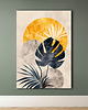 plakaty Monstera - Plakat, druk - Chiński Orient, Harmonia Zen, Roślinny #62 1