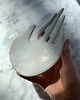 pojemniki na biżuterię Ceramiczna Łapka Handmade Talerzyk na Biżuterię Matte White 4