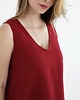 sukienki mini damskie Lniana Sukienka DAHLIA RED WINE 2