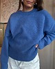 swetry damskie  Wełniany sweter Aspen trully blue premium 3