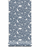naklejki ścienne do pokoju dziecka TAPETA w rolce - FOREST ANIMALS BLUE 2
