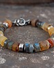 bransoletki wire wrapping bursztyn labradoryt srebrna bransoleta 6