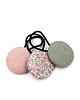 ozdoby do włosów dla dzieci Gumka do włosów Linen dusty pink 1