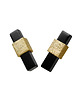 kolczyki złote Kolczyki złote/GOLD/ONYX 1