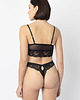 majtki damskie Wysokie stringi Black Rose 3
