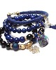 bransoletki z kamieni naturalnych Kobalt  and navy blue /12.11.22/ -  set 3