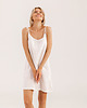 sukienki mini damskie LNIANA SUKIENKA BIAŁA 100% LEN 1