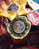 wisiory 6739 długi naszyjnik z wisiorkiem; wisiorek mandala; kolorowa mandala 8