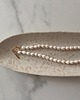 wisiory Handmade naszyjnik z naturalnych pereł z różową maliną koraliki 2w1 2