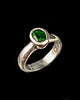 pierścionki srebrne Pierścionek szlachetny tsavoryt 5