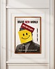 plakaty Plakat Kolaż - Nowy Wspaniały Świat - Aldous Huxley 3