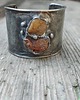bransoletki wire wrapping Bransoletka z bursztynem 2