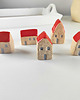figurki i rzeźby Ceramiczne małe domki 4