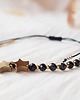 bransoletki z kamieni naturalnych Bransoletka LOVE STARS Czarny Turmalin 1