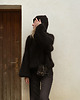 czapki damskie Kominiarka Simple Cloudy Balaclava z trokami 1