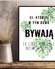 grafiki i ilustracje plakat z napisami CI KTÓRZY W TYM DOMU BYWAJĄ 2