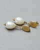 kolczyki pozłacane Kolczyki pozłacane Pearls [white] perły vol. 27  3