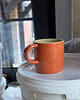kubki Kubek Ceramiczny Pomarańczowy MUG 250 ml  SA 4