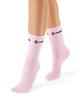 skarpetki damskie Skarpetki do jogi/pilates/fitness  IDEAL GRIP - bubblegum pink 1