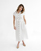 sukienki midi damskie Lniana Sukienka MARIGOLD pure white 3
