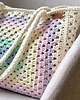 torby na ramię Torba szydełkowa pastelowa Granny Square, ręcznie robiona, podszyta welurem 4