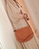 torby na ramię Torebka ze skóry na ramię, ELEGANTIA, camel 2