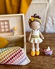 lalki Drewniany Domek z szydełkową lalą - ekspresowa wysyłka 3