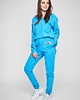 bluza bez kaptura damska Ibiza - bluza bez kaptura turkus - odCZAPY 2