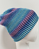 czapki damskie Kolorowa czapka przejściowa beanie z wywinięciem cienka 100% bawełna 4