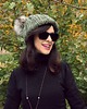 czapki damskie Zielona czapka beanie  z pomponem 1