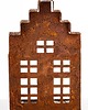 dekoracje świąteczne Dekoracja - domek metalowy rdzawy 15x10x7,5 cm RUGGINE small 3