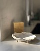 mydelniczki Ceramiczna Mydelniczka Muszelka Muszla Perłowa Biała Handamde 2