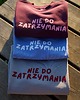 bluzy dla dziewczynki Bluza dziecięca NIE DO ZATRZYMANIA - szara 1