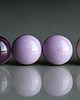 kolczyki ceramiczne 3xMini Lilacs 6mm/stal chirurgiczna/ 1