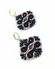 kolczyki soutache Aztec Czarny Neon kolczyki sutasz 2