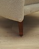 fotele Fotel kremowy, duński design, lata 70, produkcja: Dania 9