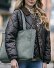 torby na ramię Torba NA LAPTOP Shopper z nubuku tapicerskiego w kolorze oliwki 1
