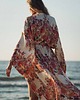 bluzki kimonowe damskie Kimono Flower Ecru LONG 7