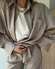 koszule damskie  Koszula Calm oversize Taupe 5