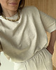 t-shirt damskie Tshirt Art poduchy mocca melange 7