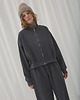 bluza bez kaptura damska Bluza Bomber light antracite na zamek 1