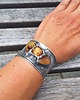 bransoletki wire wrapping Surowy charakter - bransoletka regulowana 1