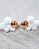 kolczyki ceramiczne Kolczyki ceramiczne Clouds Raggio d'Oro Małe 1