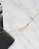 złote naszyjniki Gold Plated Tube Necklace 4