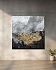obrazy Tryptyk KOLORY ZIEMI ręcznie malowana ABSTRAKCJA 60 x 180 cm obraz strukturalny 7