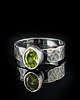 pierścionki srebrne Pierścionek wild thing- peridot 1