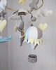 karuzele i girlandy do łóżeczka Karuzela handmade dla dzieci , spadochron, balony i chmurki do pokoju 4