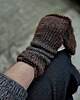 rękawiczki damskie W głębi lasu / mitenki z kaszmirem 2