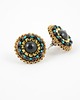 kolczyki swarovski Kolczyki Swarovski Groszki black&gold 2